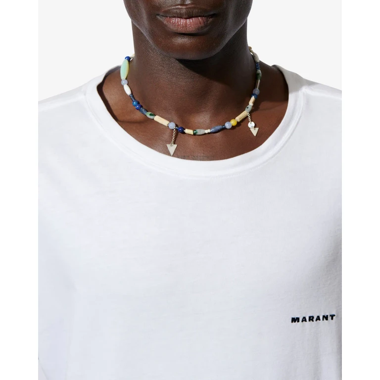 Collier Yulian - Homme - Bleu-argenté - Isabel Marant