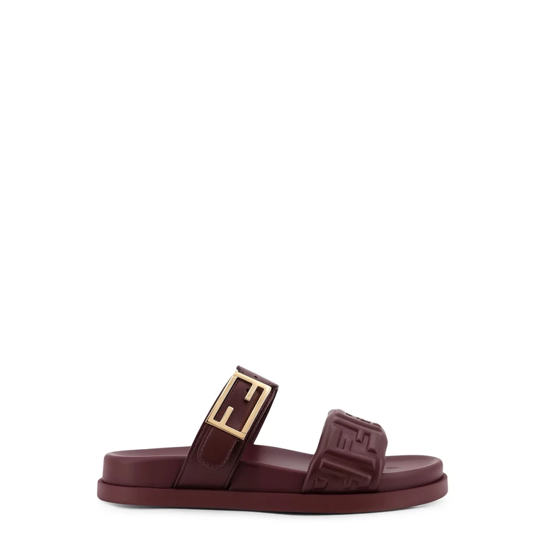Fendi Sandals Brown Outer: Fabric - Women