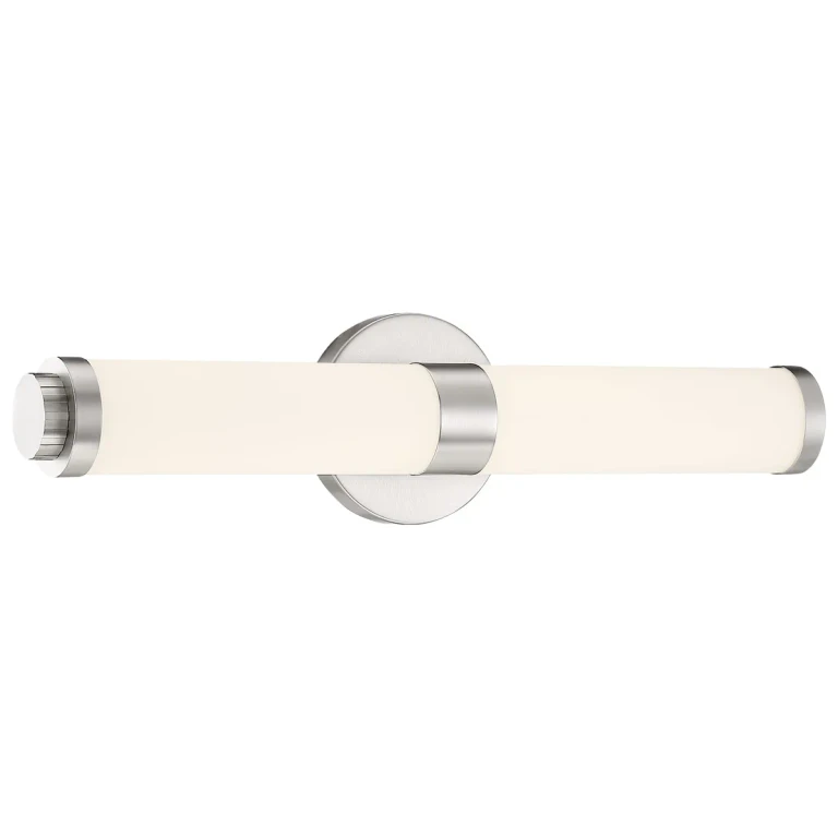 Access Aqua Bathroom Vanity Light in Brushed Steel - 62530LEDD-BS/OPL