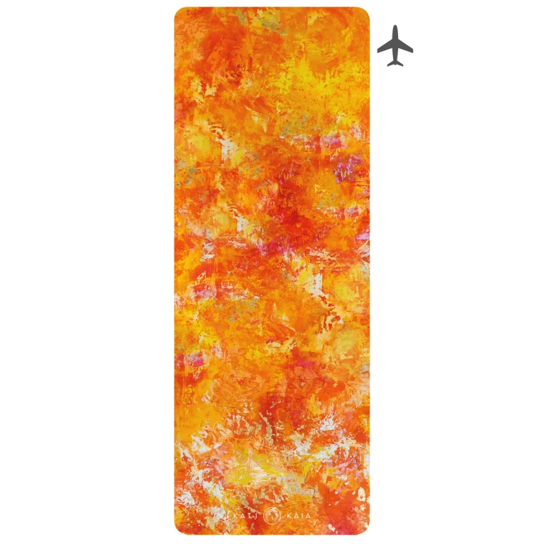 Aurelia Orange Travel Yoga Mat