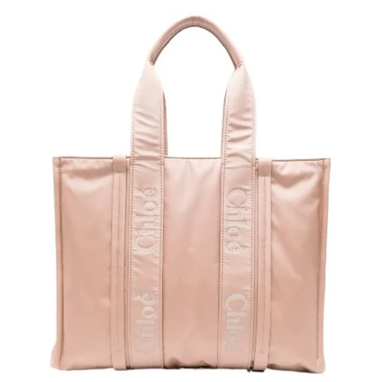Chloe Woody Logo Large Tote
