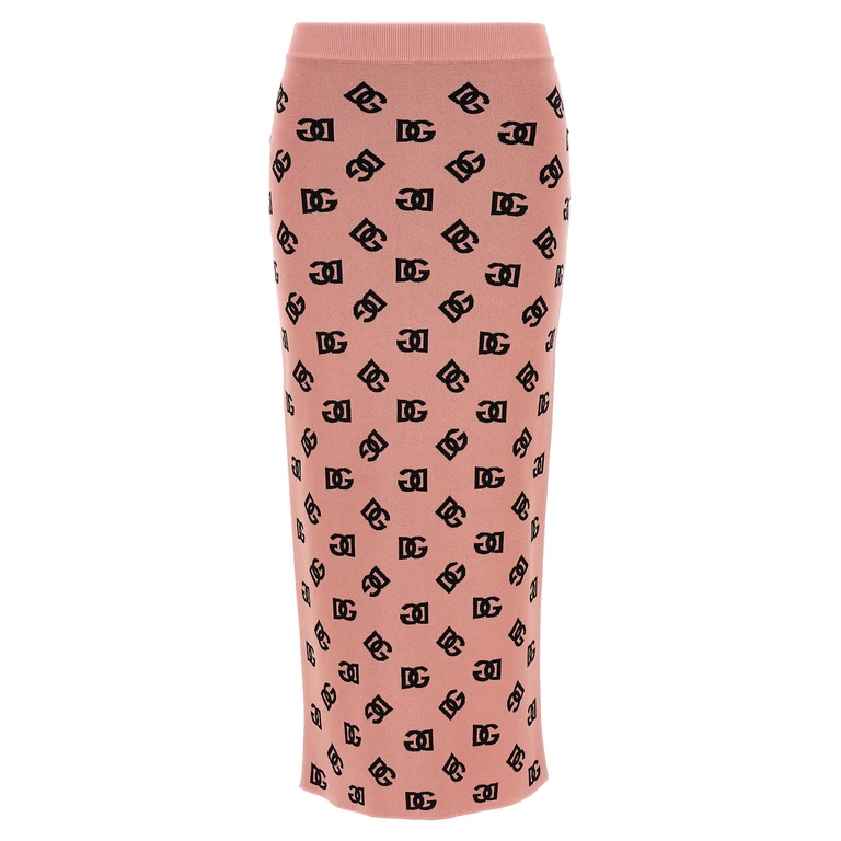 Dolce & Gabbana Dg Logo Midi Skirt