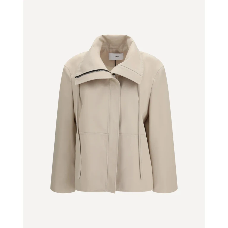 Veste à col montant Lardini pour femme, taille 40