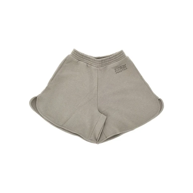 Pantaloncini in cotone MM6 con logo numerico - Bambini 8 anni