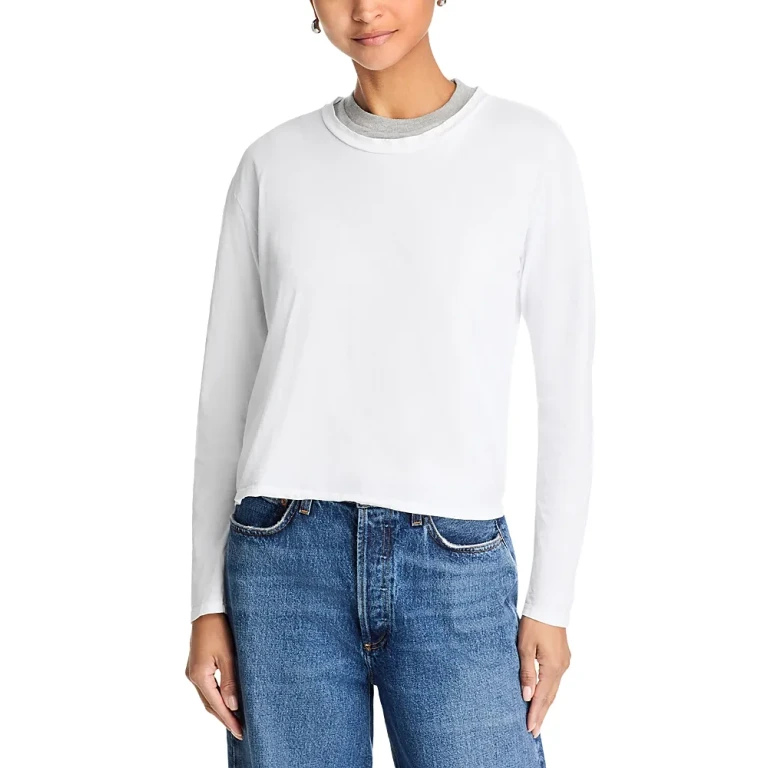 perfectwhitetee Axel Long Sleeve Tee