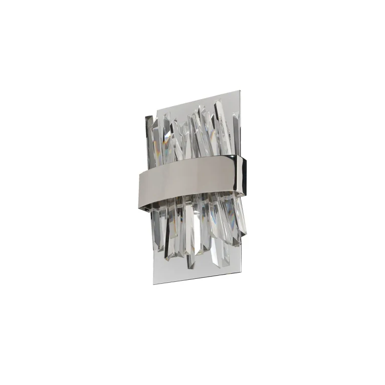 Glacier 12" Wall Sconce in Brushed Champagne Gold