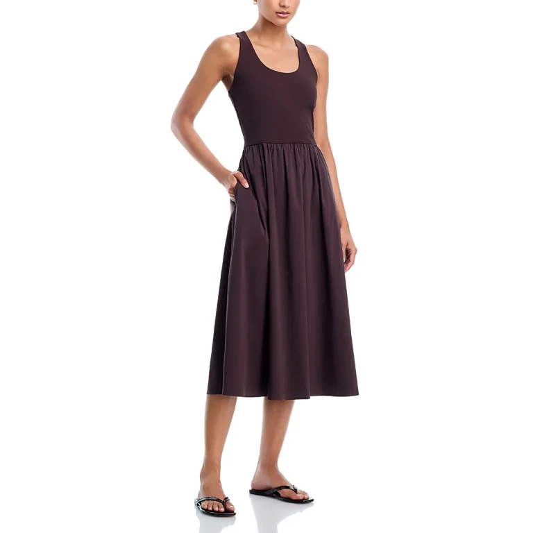 Sweaty Betty Explorer Ribbed Midi Dress