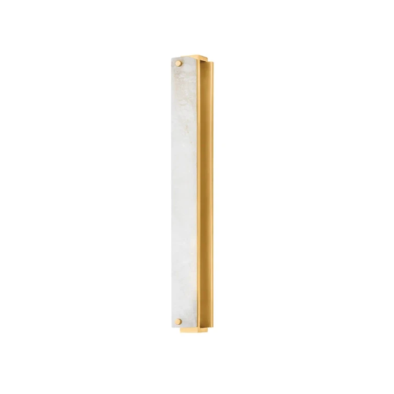 Aged Brass LED Wall Sconce from the Edgemere Collection