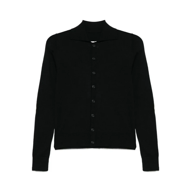 MM6 Maison Margiela Pull Col Bateau - Noir