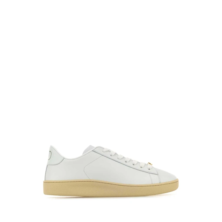 Valentino Garavani White Leather Vlogo Signature Sneakers