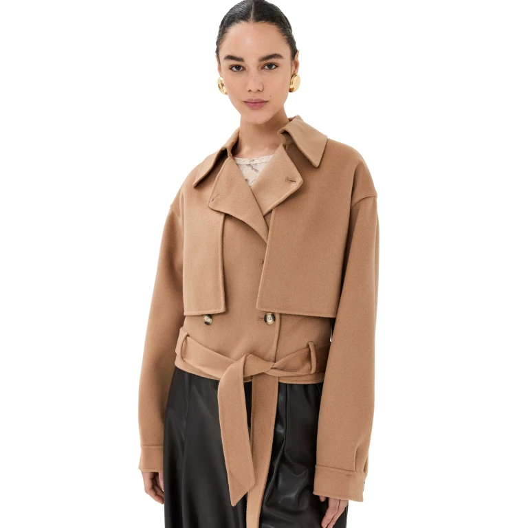 Nanushka Satoyo Jacket Camel M