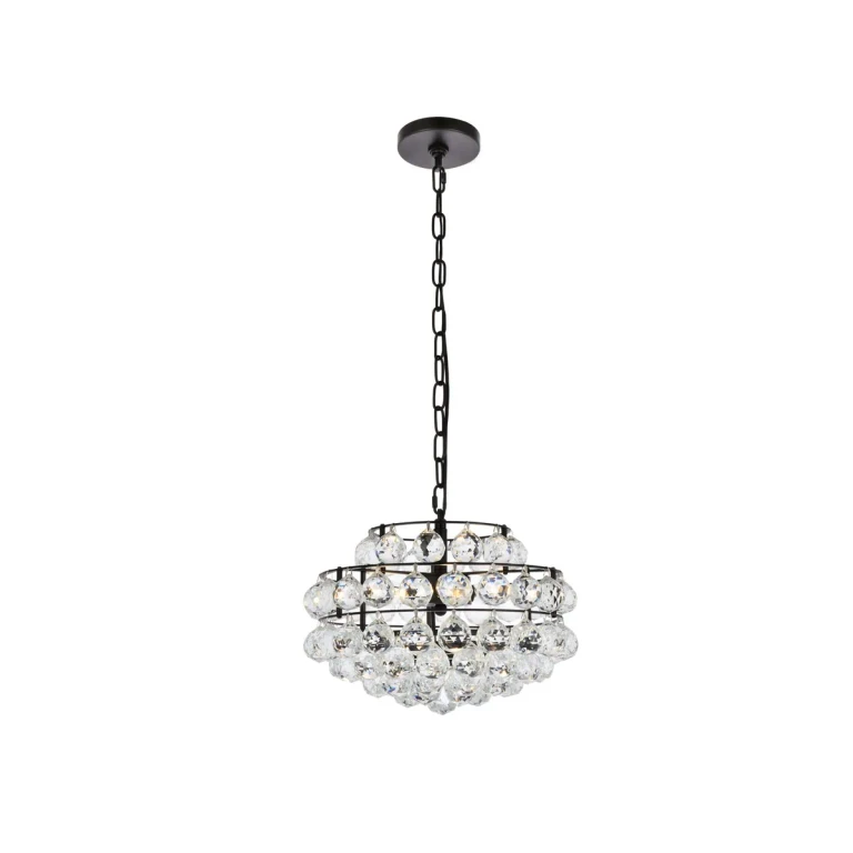 Black Three Light Pendant from the Savannah Collection