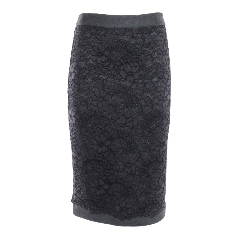 Parosh Skirt With Lace Detail