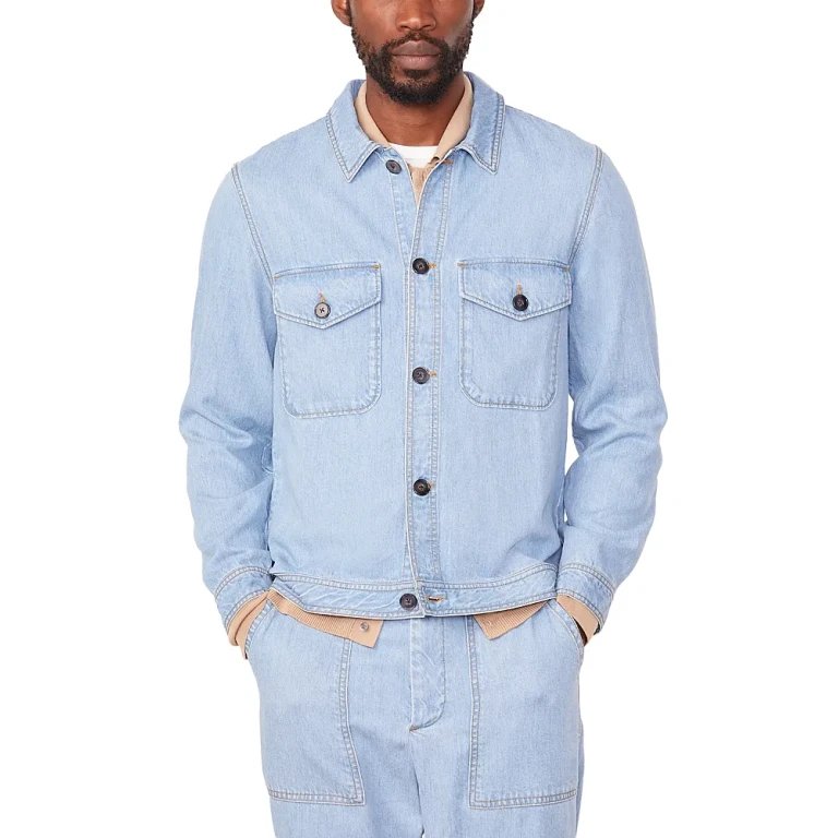 Officine Generale Hany Washed Denim Jacket