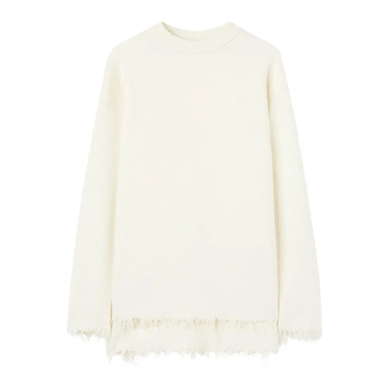 Jil Sander Pull Col Rond - Marron