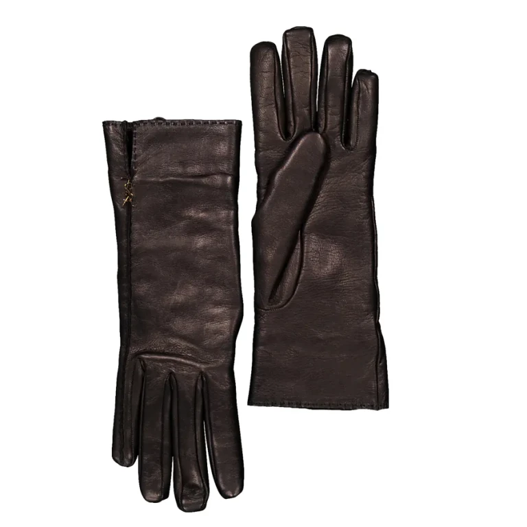 Saint Laurent Womens Leather Gloves