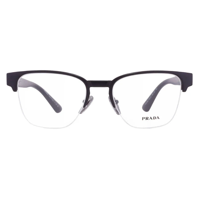 Prada Demo Oval Mens Eyeglasses PR A52V 1BO1O1 54