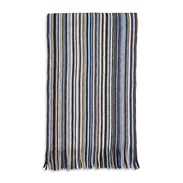 Pencil Stripe Raschel Scarf - Exclusive