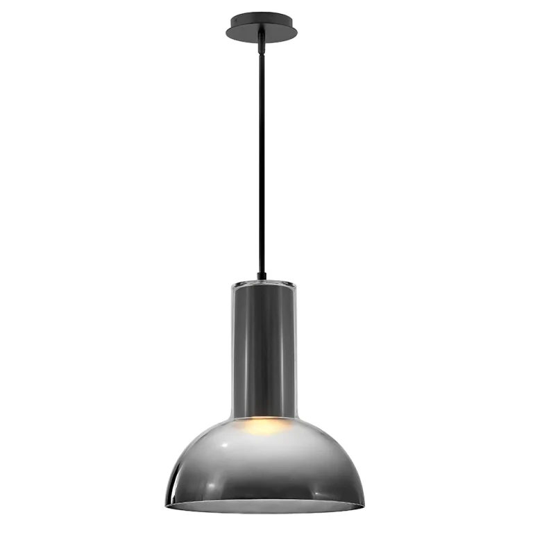 Black LED Pendant from the Ombra Collection