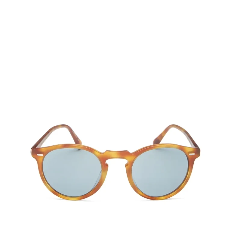 Oliver Peoples Gregory Peck Round Sunglasses, 50mm