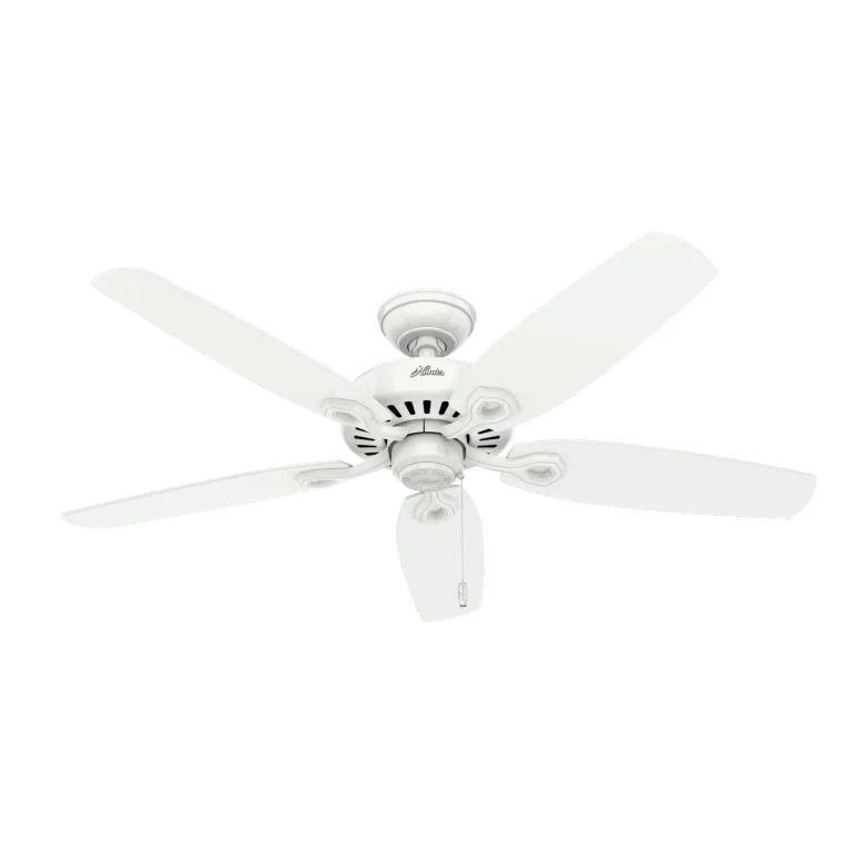 Hunter Builder Elite 52" Indoor Ceiling Fan in Snow White