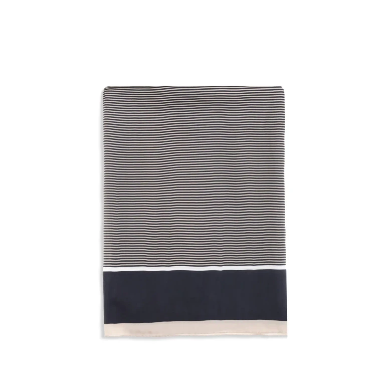 Saint Laurent Cassandre Striped Stole