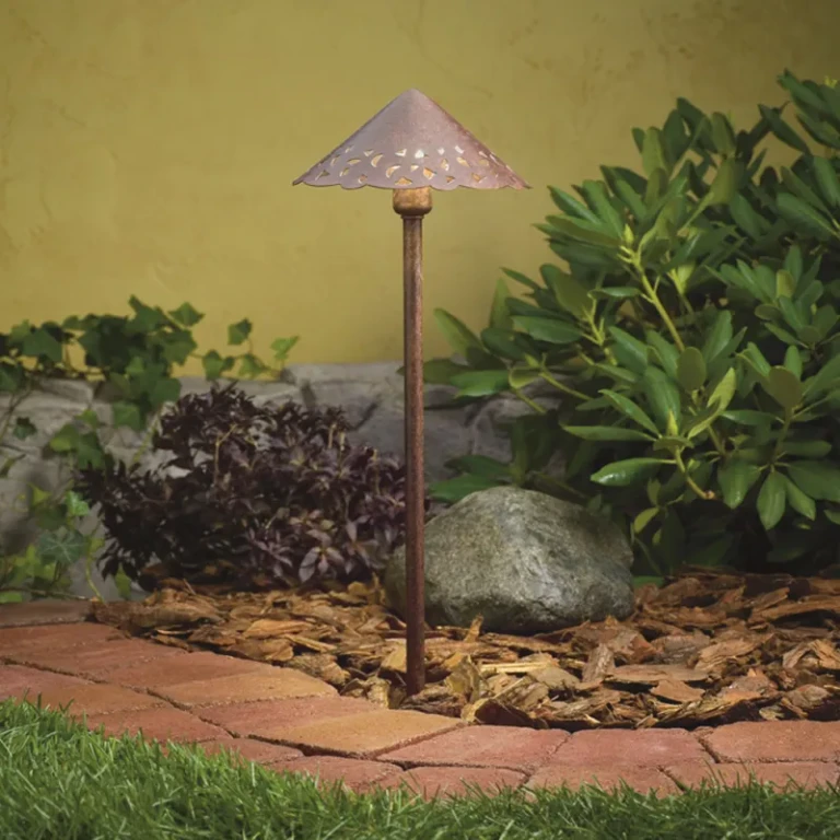 Landscape Path Light in Textured Tannery Bronze