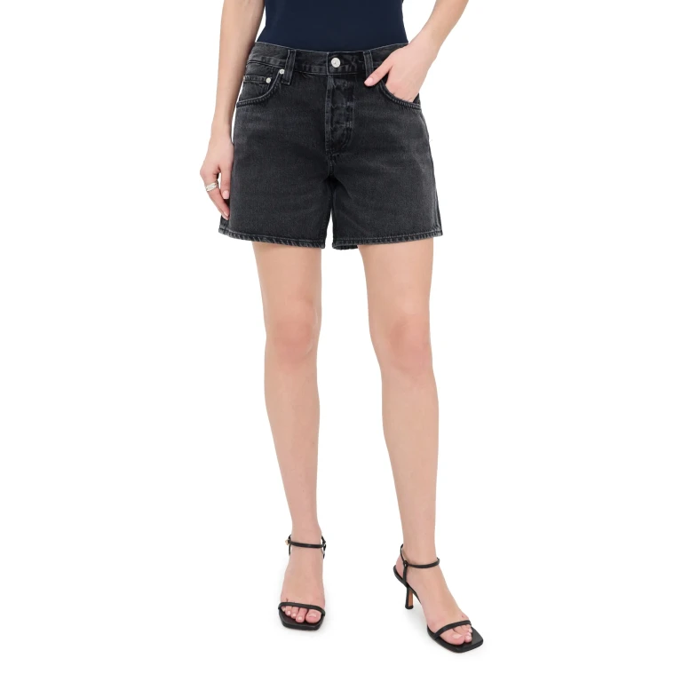 Citizens of Humanity Billie Relaxed Shorts Vintage Black 25