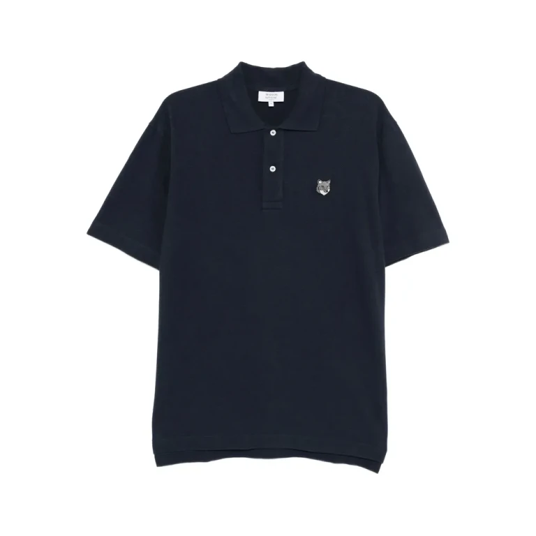 Maison Kitsuné Embroidered Logo Polo Shirt