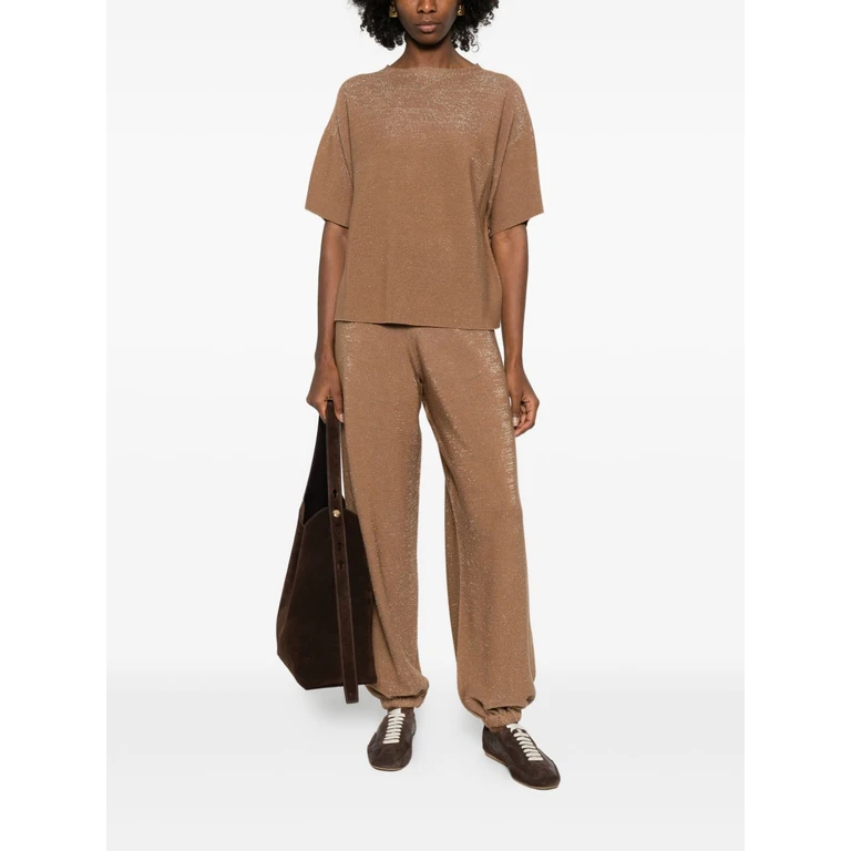 Fabiana Filippi Trousers Blue Merino - Women