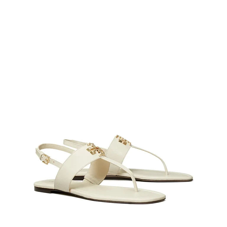 Tory Burch Women's Eleanor Thong Toe Logo Sandals