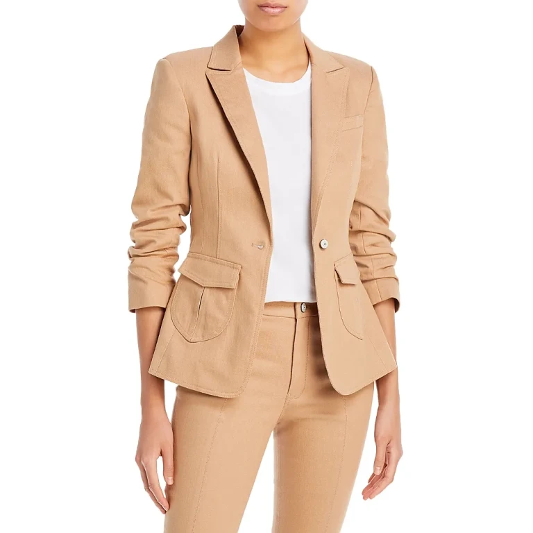 Cinq a Sept Louisa Scrunch Sleeve Jacket
