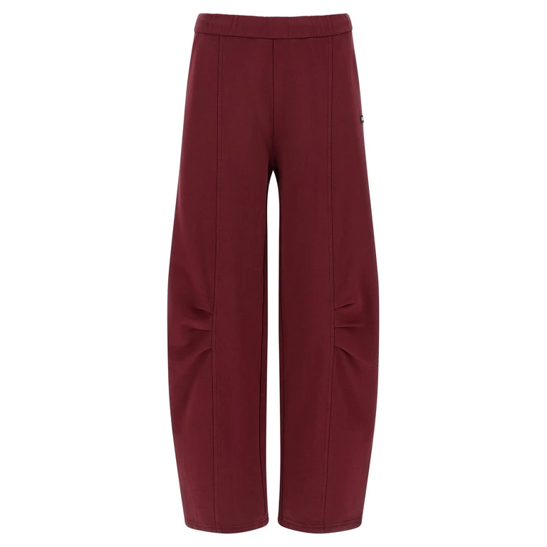 Rotate by Birger Christensen Pantalo In Burgundy Cotton
