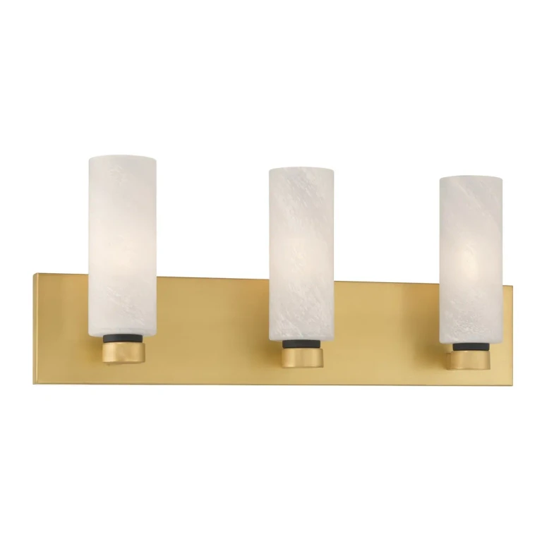 Legacy Brass Bathroom Vanity Light from the Wexmere Collection