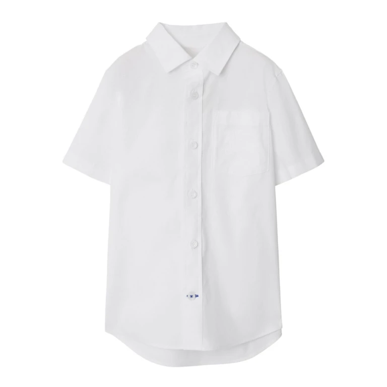 Burberry Kids Owen Classic Collar Poplin Shirt