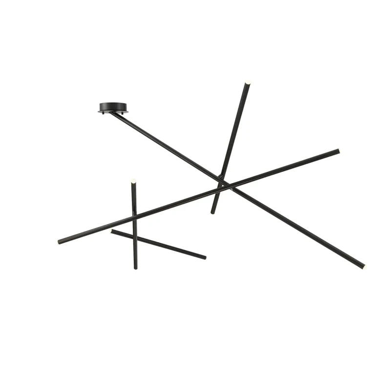 Black LED Flush Mount from the Crossroads Collection