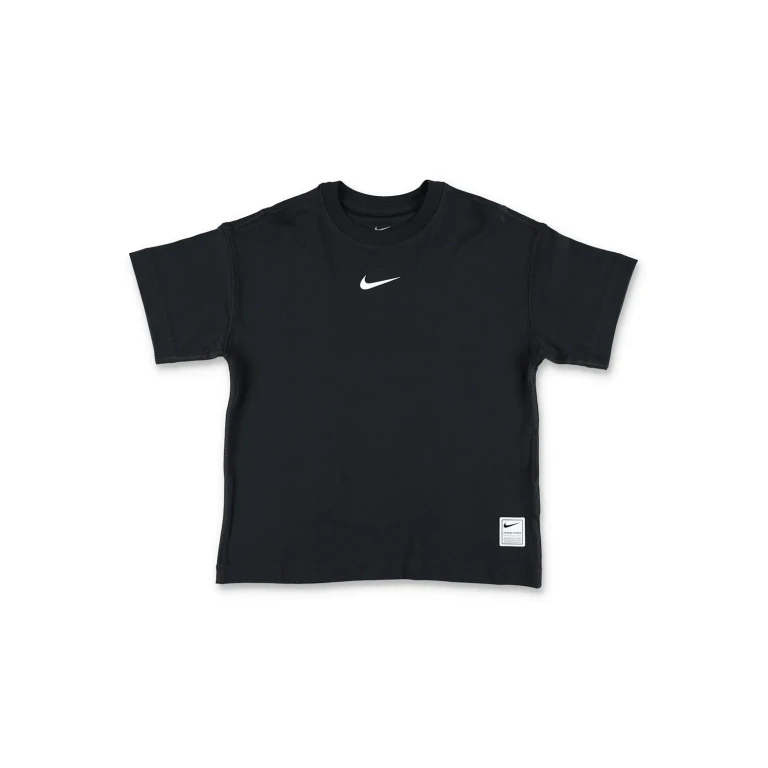 Boy's Cotton T-shirt with Swoosh Logo and Mesh Inserts (II1283010)