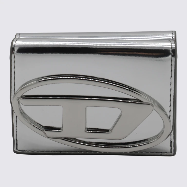 Diesel Wallets Silver _100 Leather - Women