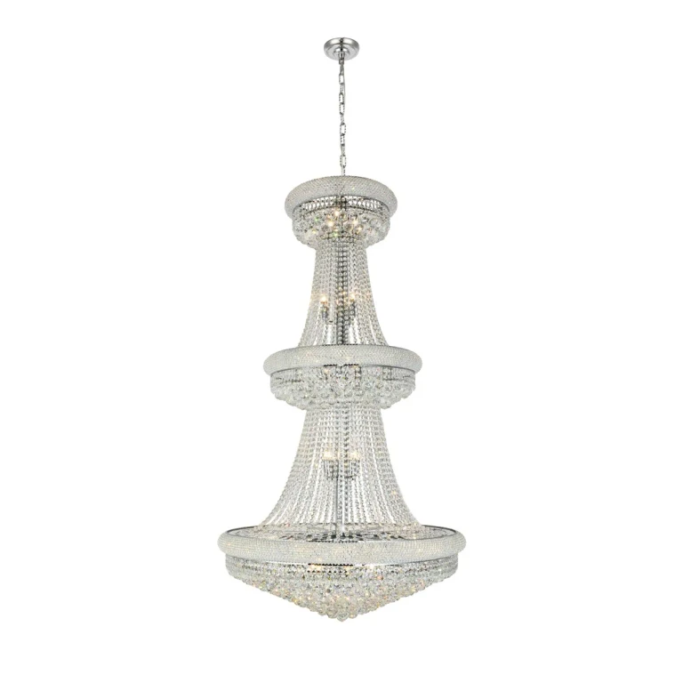 Chrome 32 Light Chandelier from the Primo Collection