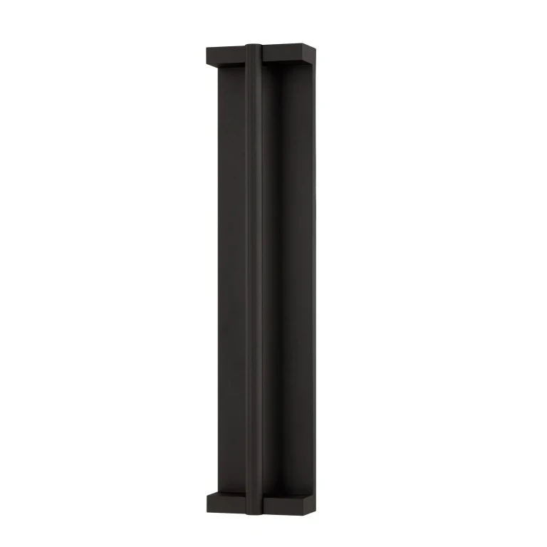Texture Black LED Wall Sconce from the Calla Collection