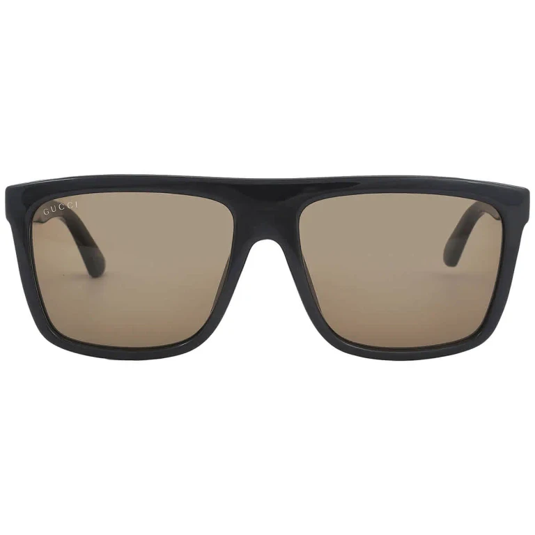 Gucci Brown Browline Mens Sunglasses GG0748S 002 59