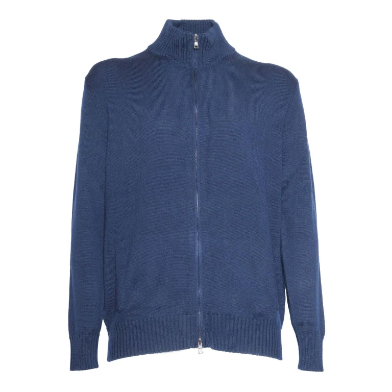 Ballantyne T Neck Zipped Cardigan