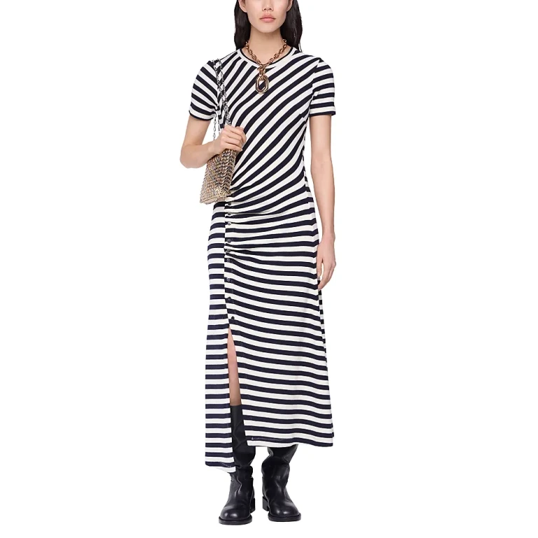 Rabanne Snap Jersey Dress