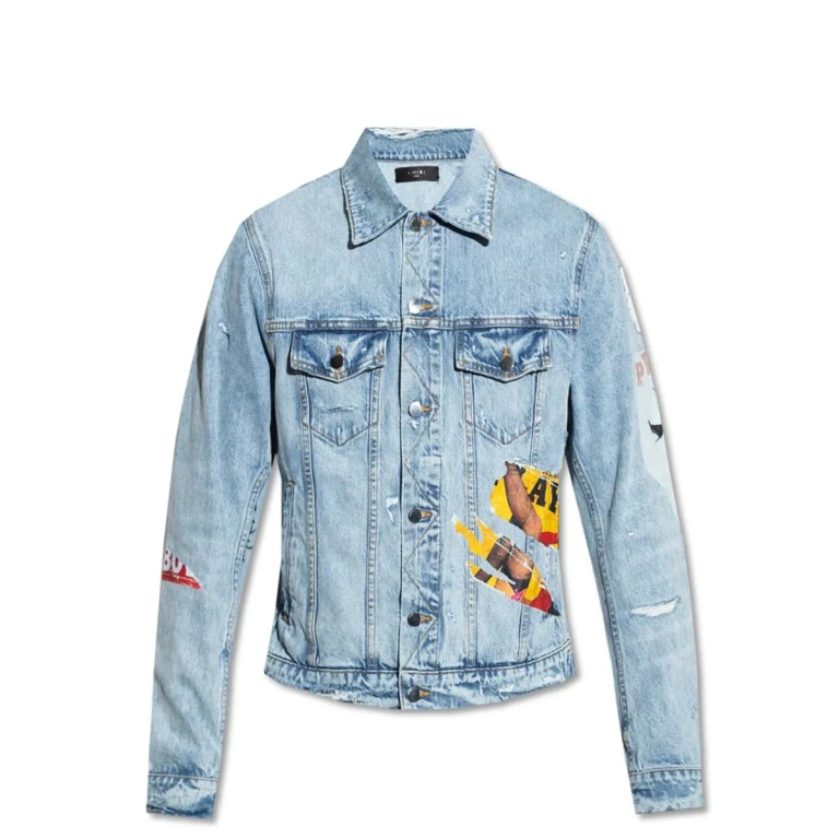 AMIRI Playboy Magazine Trucker Denim Jas