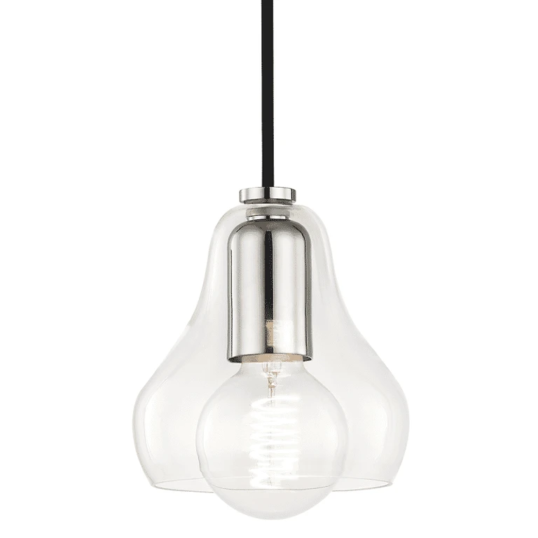 Mitzi Sadie 7" Mini Pendant in Polished Nickel