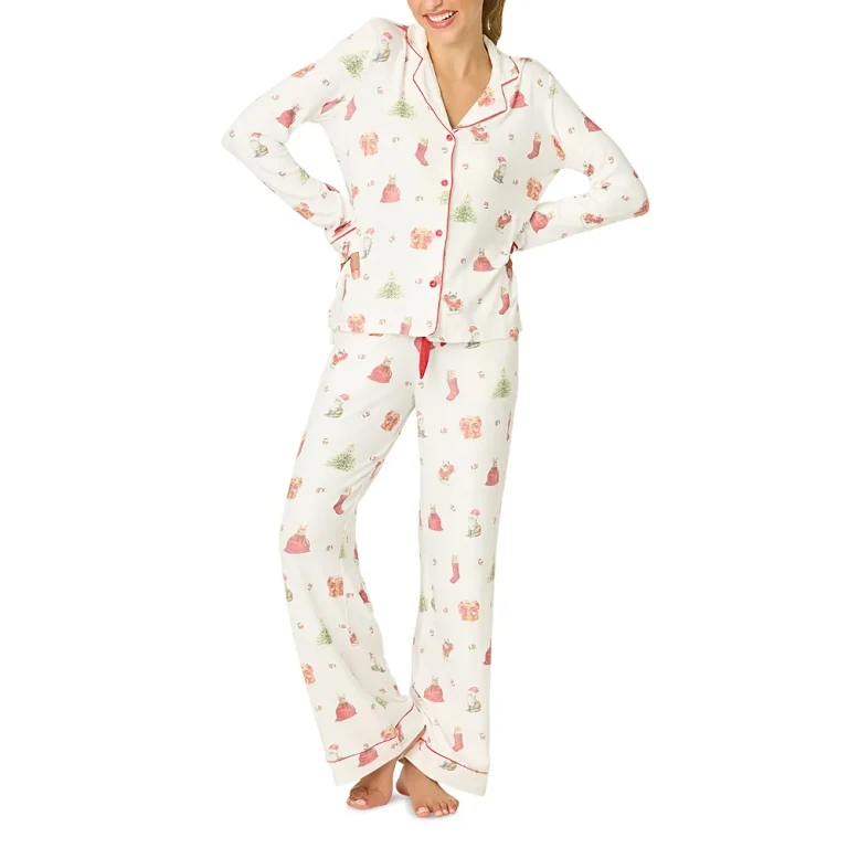 Pj Salvage Feline Festive Pajama Set