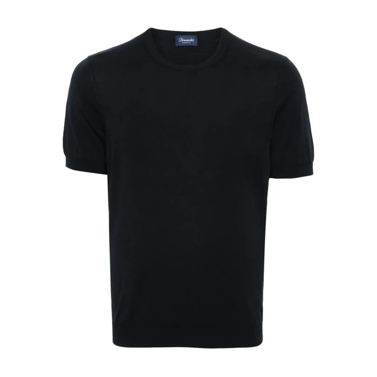 Drumohr T-Shirt - Bleu Foncé