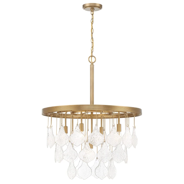 Craftmade Vesi 5-Light Pendant in Satin Brass