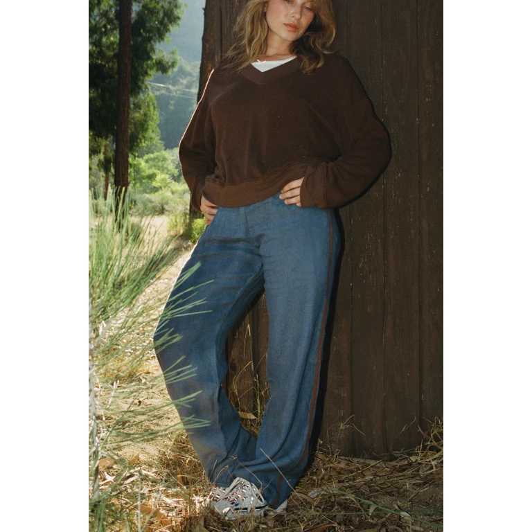 Linen Track Pant