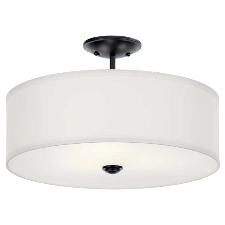 Shailene 3-Light 18" Ceiling Light in Black